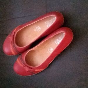 Jenny By Ara Luftpolster Red Shoes Size 7.5
